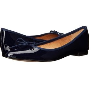 Corso Como Recital Flats in Navy Patent